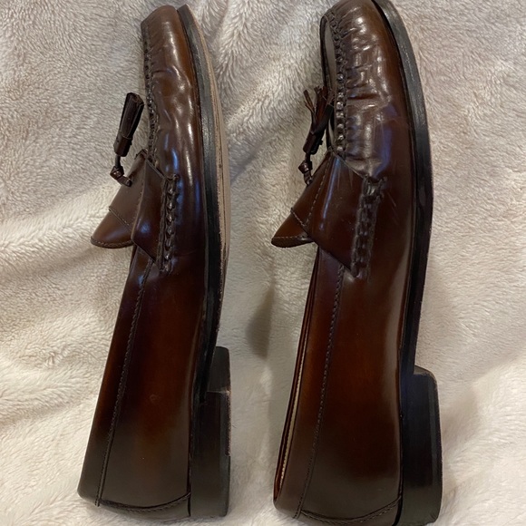 Men's Cole Haan City Pinch Slip-on HandSewn Leather Tassel Loafers Size 11 E EUC - Picture 5 of 12